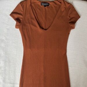 See You Monday Rust Maxi Dress